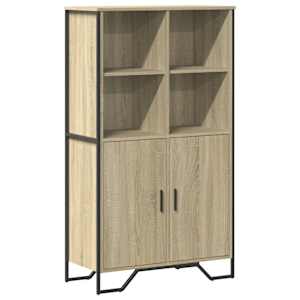 Highboard dub sonoma 79,5 x 35,5 x 137,5 cm kompozitní dřevo - obrázek 2