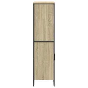 Highboard dub sonoma 79,5 x 35,5 x 137,5 cm kompozitní dřevo - obrázek 5