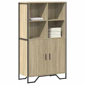 Highboard dub sonoma 79,5 x 35,5 x 137,5 cm kompozitní dřevo - obrázek 1