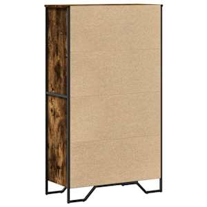 Highboard kouřový dub 79,5 x 35,5 x 137,5 cm kompozitní dřevo - obrázek 6