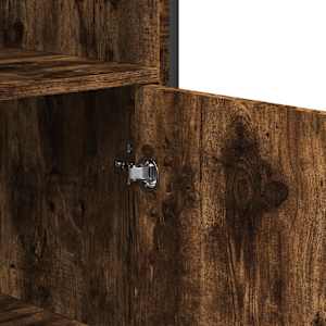 Highboard kouřový dub 79,5 x 35,5 x 137,5 cm kompozitní dřevo - obrázek 7