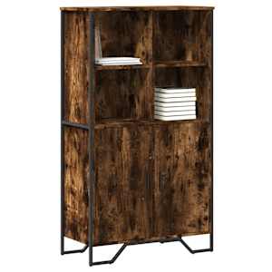Highboard kouřový dub 79,5 x 35,5 x 137,5 cm kompozitní dřevo