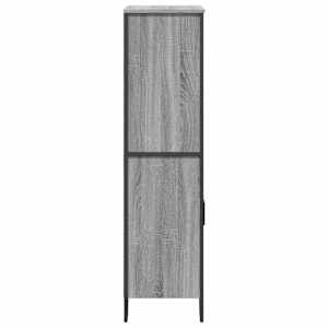Highboard šedý sonoma 79,5 x 35,5 x 137,5 cm kompozitní dřevo - obrázek 5