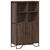 vidaXL k&otilde;rge kapp pruun tamm, 79,5x35,5x137,5 cm, tehispuit