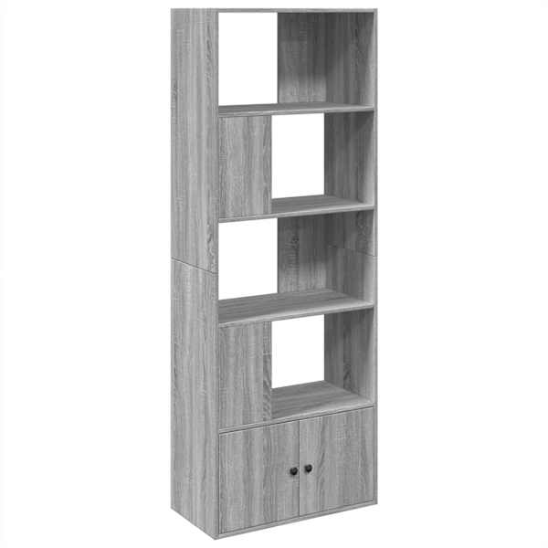 vidaXL raamaturiiul, hall Sonoma tamm, 70x36x189 cm, tehispuit