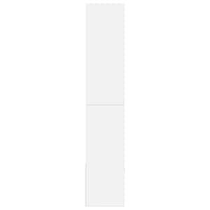 Knihovna bílá 100 x 36 x 189 cm kompozitní dřevo - obrázek 4