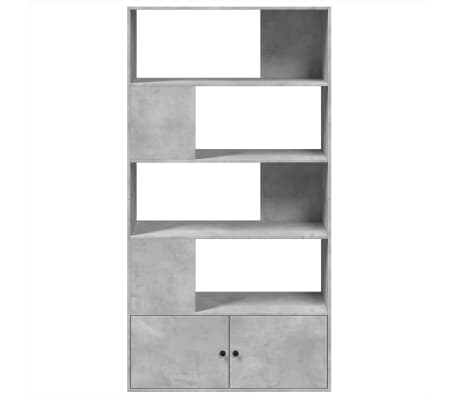 vidaXL Boekenkast 100x36x189 cm bewerkt hout betongrijs