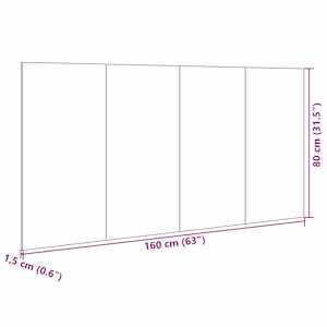 Čelo postele se skříňkami betonově šedé 160 cm kompozitní dřevo - obrázek 11