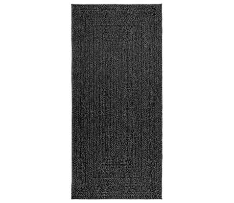 vidaXL Килим "ZIZUR", 100x200 см, визия юта, за закрито и открито