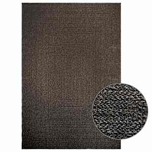 Preproga ZIZUR antracit 200x290 cm videz jute notranja/zunanja