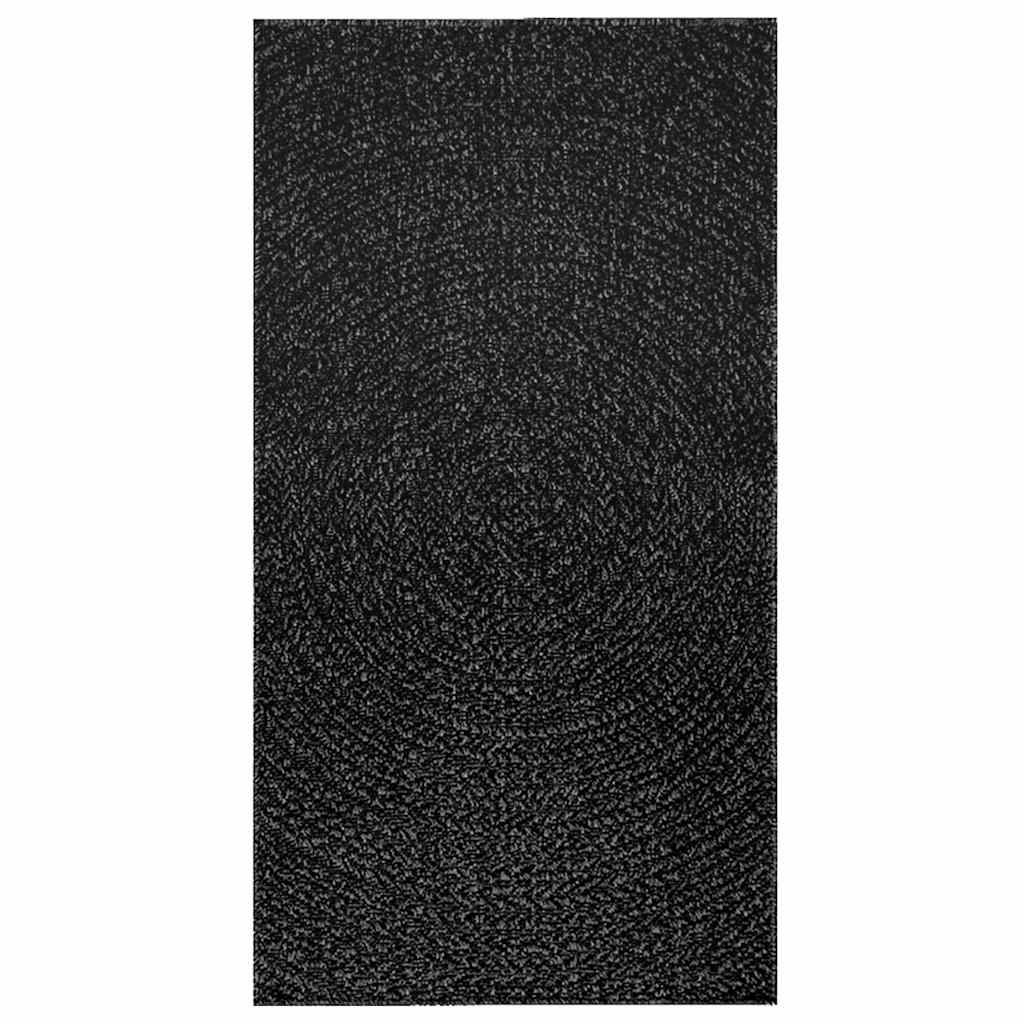 vidaXL Vloerkleed ZIZUR binnen en buiten 80x150 cm jute look antraciet afbeelding