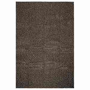 vidaXL Vloerkleed ZIZUR binnen en buiten 140x200cm jute look antraciet