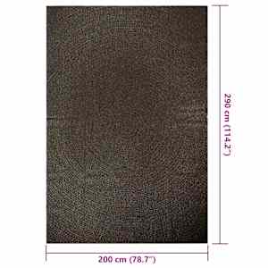 Koberec ZIZUR 200x290 cm jutový vzhled interiér i exteriér - obrázek 9