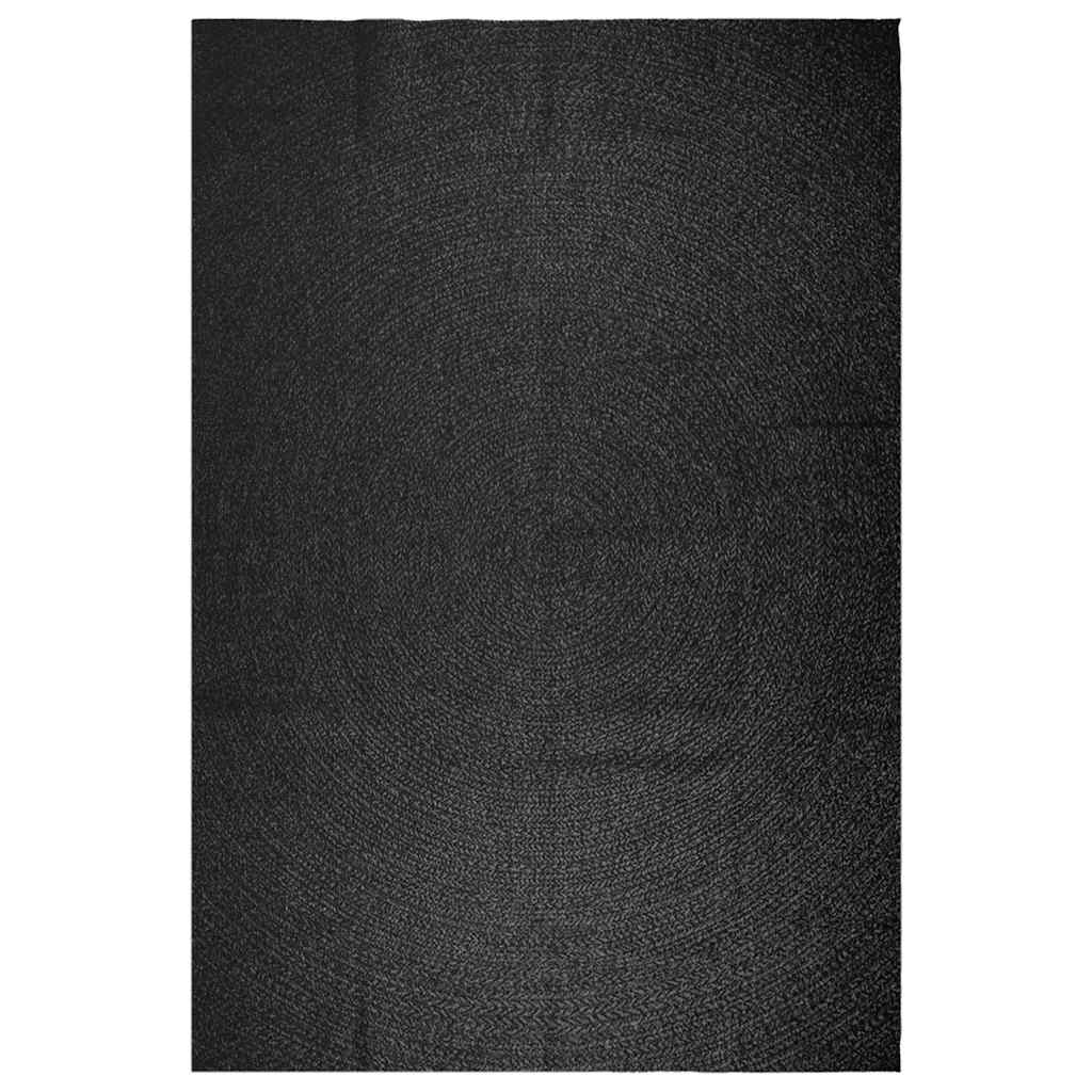 vidaXL Vloerkleed ZIZUR binnen en buiten 240x340cm jute look antraciet afbeelding