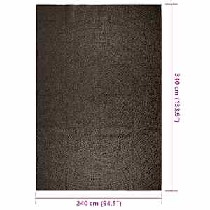 Koberec ZIZUR 240x340 cm jutový vzhled interiér i exteriér - obrázek 9