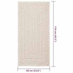 Koberec ZIZUR krémová 60x110 cm jutový vzhled interiér exteriér - obrázek 9