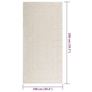 Koberec ZIZUR krémová 100x200cm jutový vzhled interiér exteriér - obrázek 9