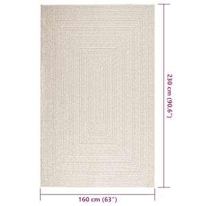 Koberec ZIZUR krémová 160x230cm jutový vzhled interiér exteriér - obrázek 9
