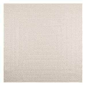 Koberec ZIZUR krémová 200x200cm jutový vzhled interiér exteriér - obrázek 3