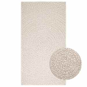 Rug "ZIZUR" Cream 80x150 cm Juta videz Notranje in zunanje