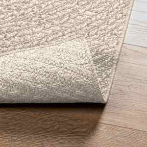 Koberec ZIZUR krémová 200x290cm jutový vzhled interiér exteriér - obrázek 7