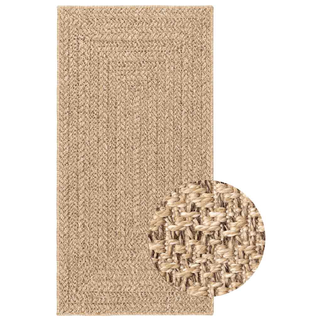 vidaXL Koberec ZIZUR béžový 80x250 cm jutový vzhled interiér exteriér