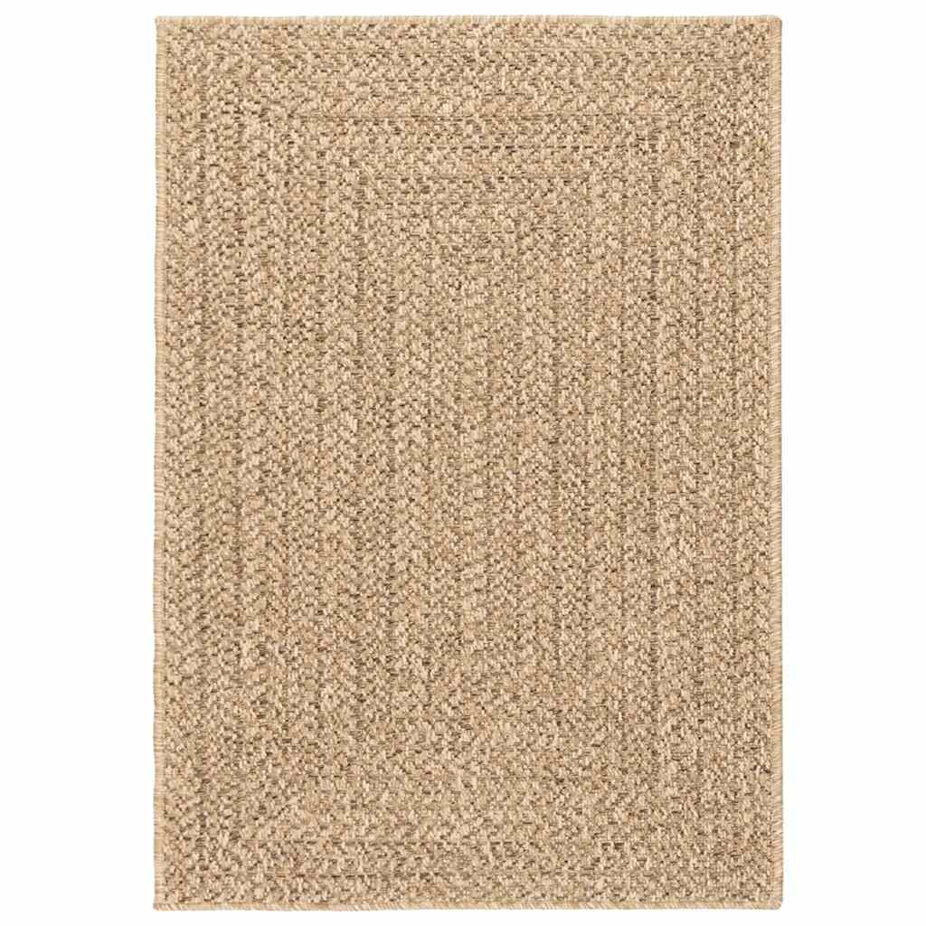 vidaXL Covor ZIZUR aspect iută 120x170 cm, pentru interior și exterior