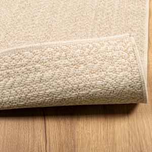 Koberec ZIZUR béžový 200x200 cm jutový vzhled interiér exteriér - obrázek 5