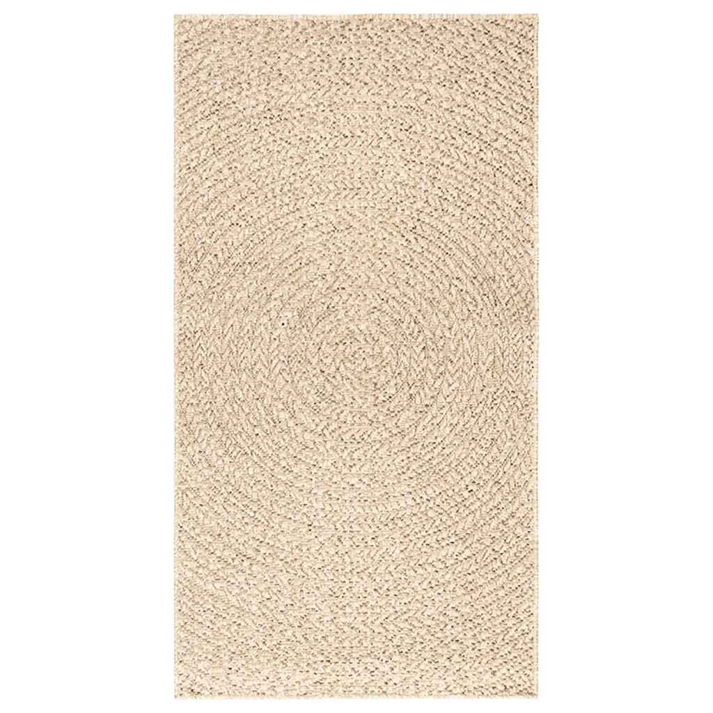 Rug "ZIZUR" Bež 60x110 cm Juta videz Notranje in zunanje