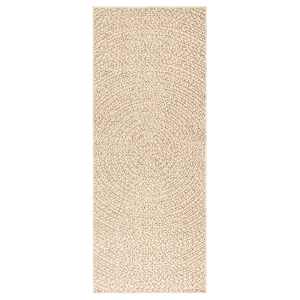 vidaXL Covor ZIZUR aspect iută, 80x200 cm, pentru interior și exterior