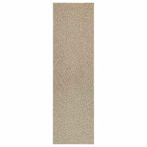 vidaXL Vloerkleed ZIZUR beige binnen en buiten 80x250 cm jute look