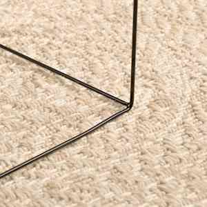 vidaXL Tapis ZIZUR beige &Oslash; 90 cm aspect de jute int&eacute;rieur et ext&eacute;rieur