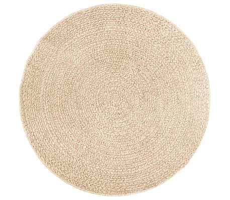 vidaXL Teppe ZIZUR beige &Oslash; 160 cm jute-utseende innend&oslash;rs og utend&oslash;rs