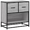 vidaXL voodikapp hall Sonoma 60x31x60 cm, puidust ja metallist