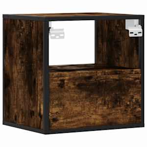 Nástěnné noční stolky 2 ks kouřový dub 40x31x39,5 cm - obrázek 8