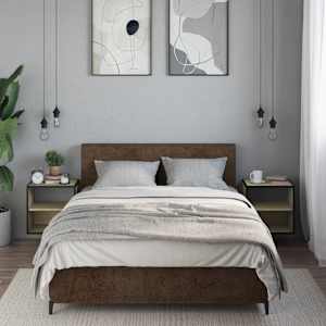 Nástěnné noční stolky 2 ks dub sonoma 40x31x39,5 cm - obrázek 4