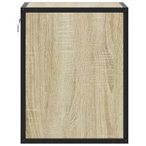 Nástěnné noční stolky 2 ks dub sonoma 40x31x39,5 cm - obrázek 7