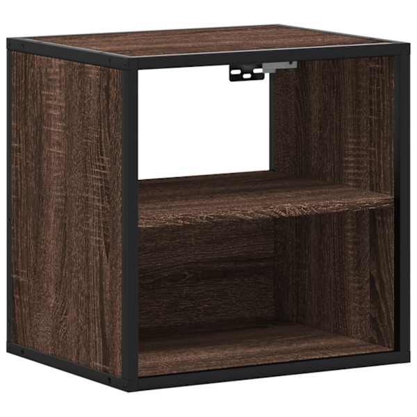 vidaXL Seinale kinnitatav &ouml;&ouml;kapp pruun tamm 40x31x39,5 cm