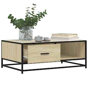 Konferenční stolek dub sonoma 90 x 57 x 35 cm kompozit a kov - obrázek 4