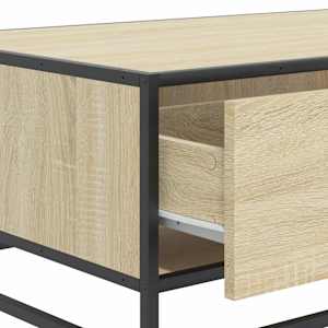 Konferenční stolek dub sonoma 90 x 57 x 35 cm kompozit a kov - obrázek 10