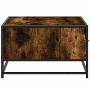 Konferenční stolek kouřový dub 90 x 57 x 35 cm kompozit a kov - obrázek 6