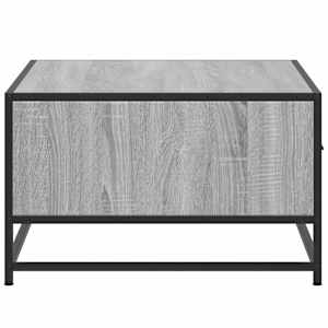 Konferenční stolek šedý sonoma 90 x 57 x 35 cm kompozit a kov - obrázek 6