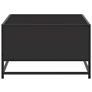 Konferenční stolek černý 100x57x35 cm kompozitní dřevo a kov - obrázek 6