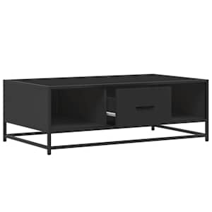 Konferenční stolek černý 100x57x35 cm kompozitní dřevo a kov - obrázek 8