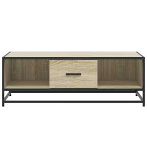 Konferenční stolek dub sonoma 100 x 57 x 35 cm kompozit a kov - obrázek 5