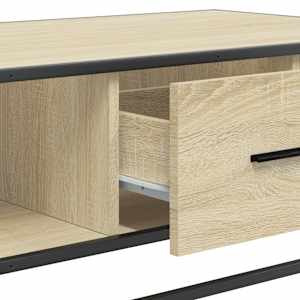 Konferenční stolek dub sonoma 100 x 57 x 35 cm kompozit a kov - obrázek 9