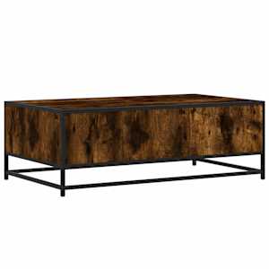 Konferenční stolek kouřový dub 100 x 57 x 35 cm kompozit a kov - obrázek 7
