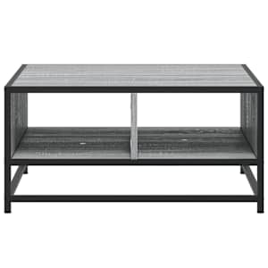 Konferenční stolek šedý sonoma 60,5x60,5x30 cm kompozit a kov - obrázek 5