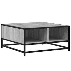 Konferenční stolek šedý sonoma 60,5x60,5x30 cm kompozit a kov - obrázek 7