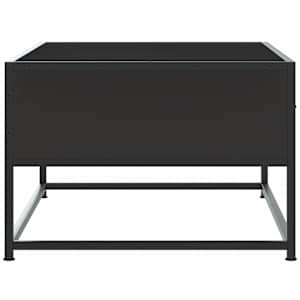 Konferenční stolek černý 100x50x35 cm kompozitní dřevo a kov - obrázek 6